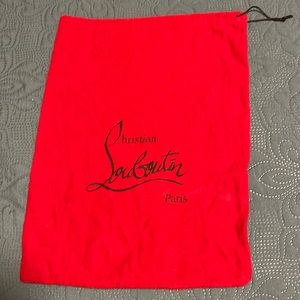Preowned Authentic Christian Louboutin Dust Bag